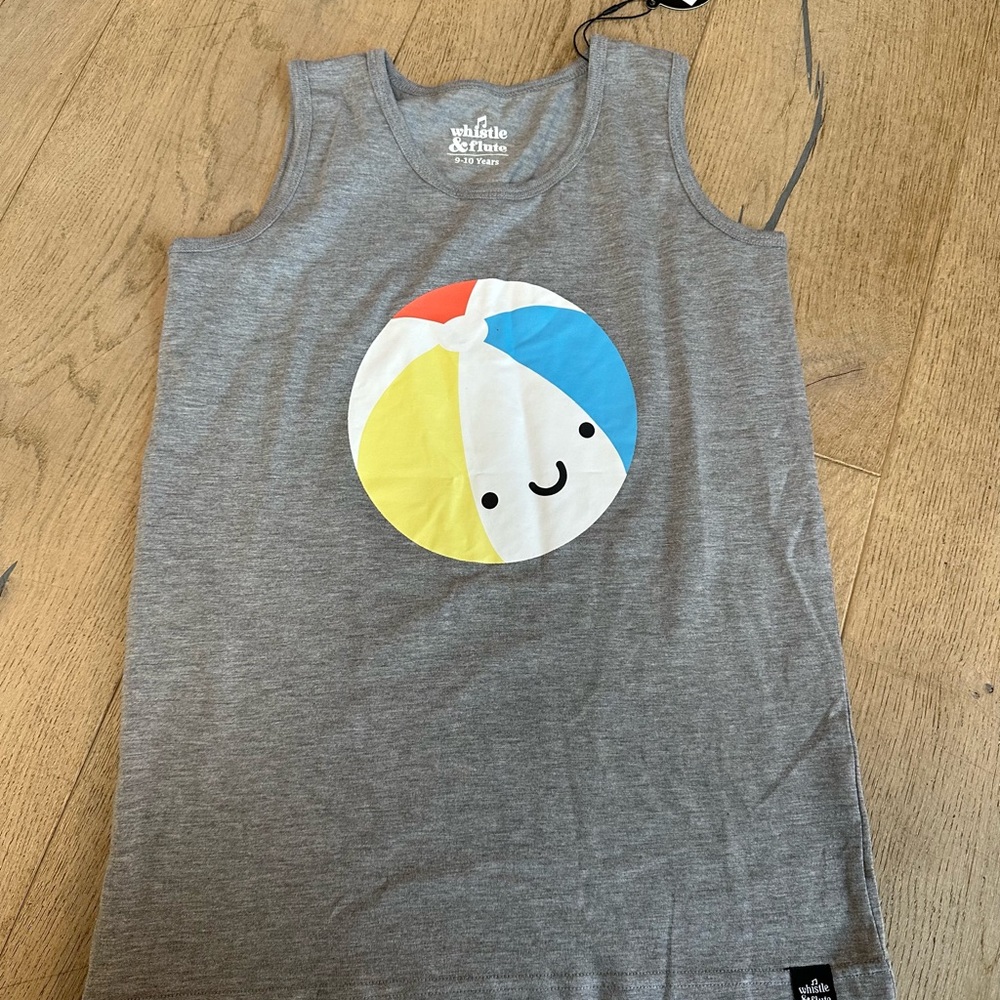New kids whistle and flute Colorful Beach Ball tank top